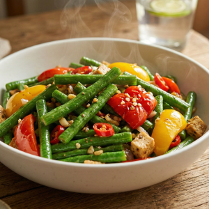 Vegan Tumis Kacang Panjang