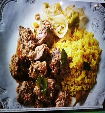 Rendang Yellow Rice