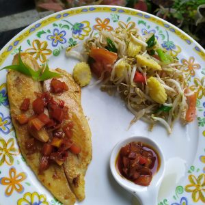 Tomato Pan-fried Dori