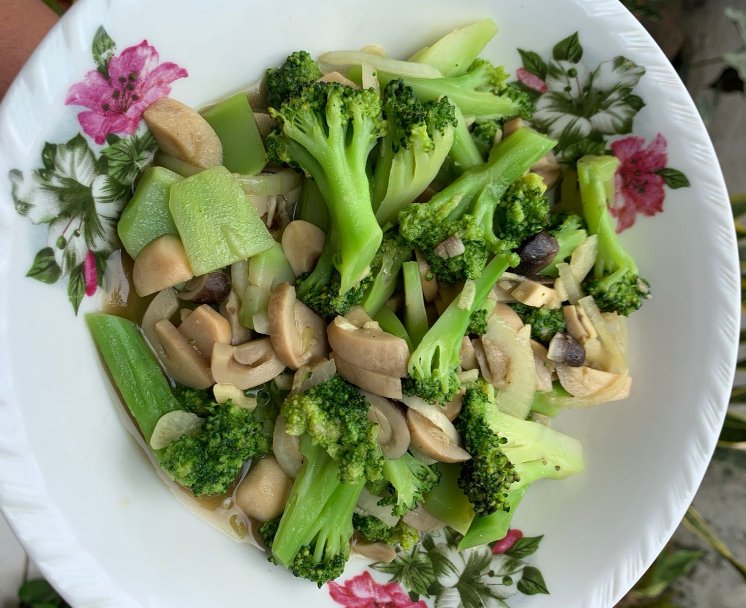 Broccoli and Mushroom Stir Fry