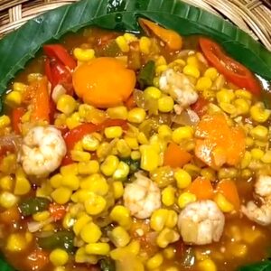 Tumis Udang Jagung