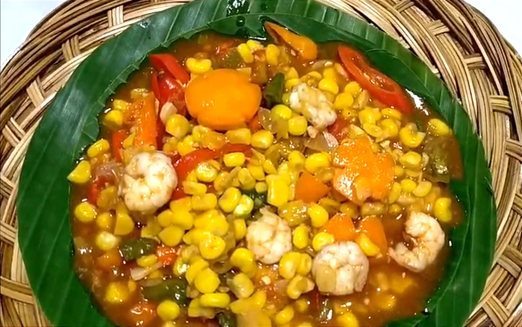 Tumis Udang Jagung