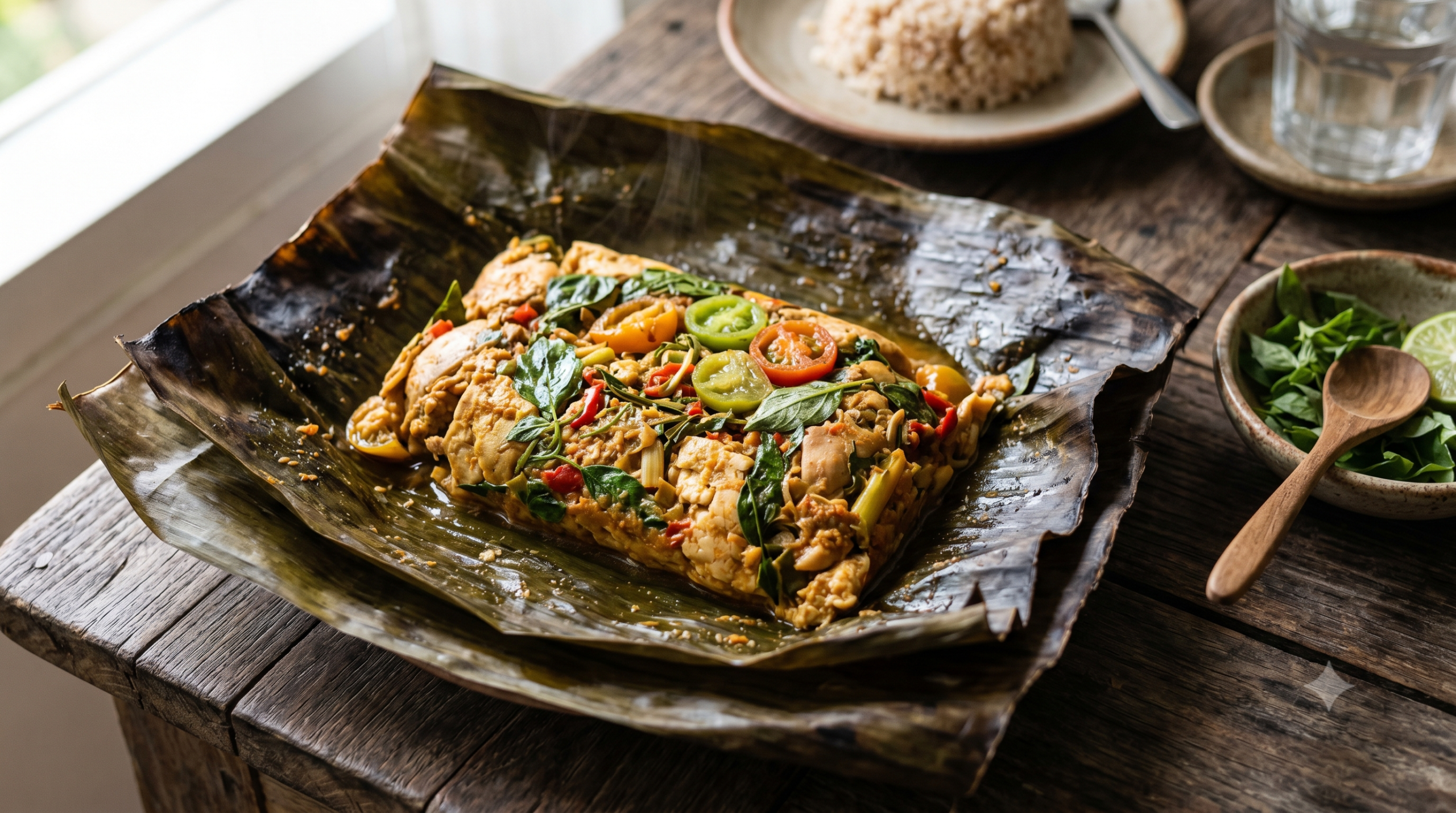 Pepes Ayam Tahu