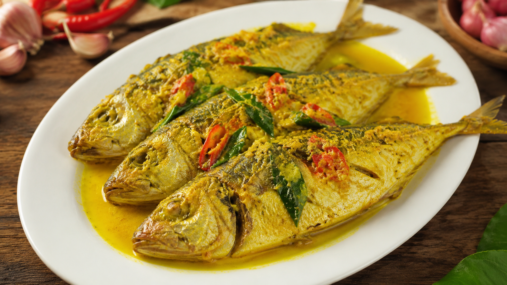 Selar Panggang Bumbu Kuning
